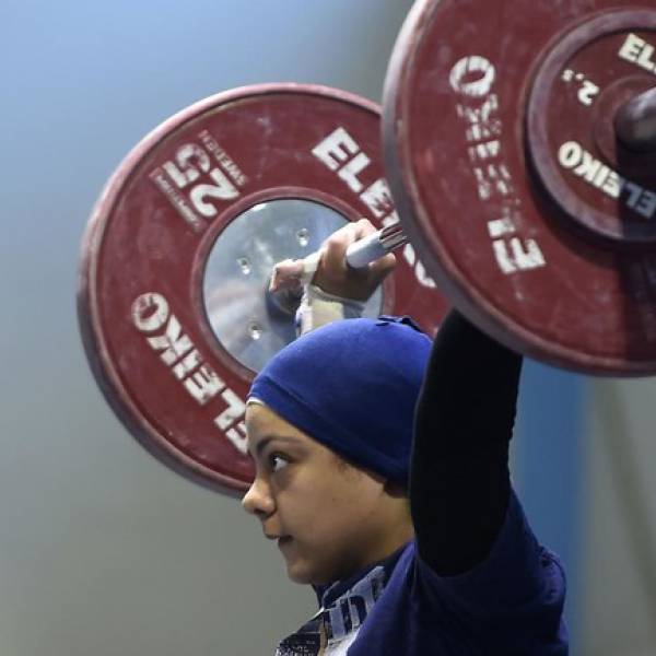 Egyptian weightlifter Sara Samir raises the bar for women